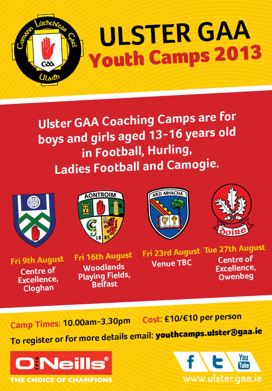 Ulster GAA Youth Camps 2013