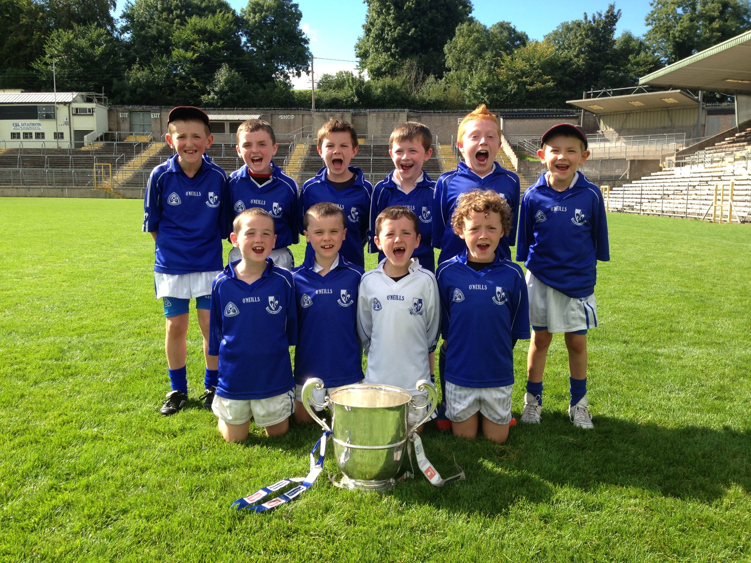 Under 8 All County Go Games Football blitz in St Tiernachs Park Clones