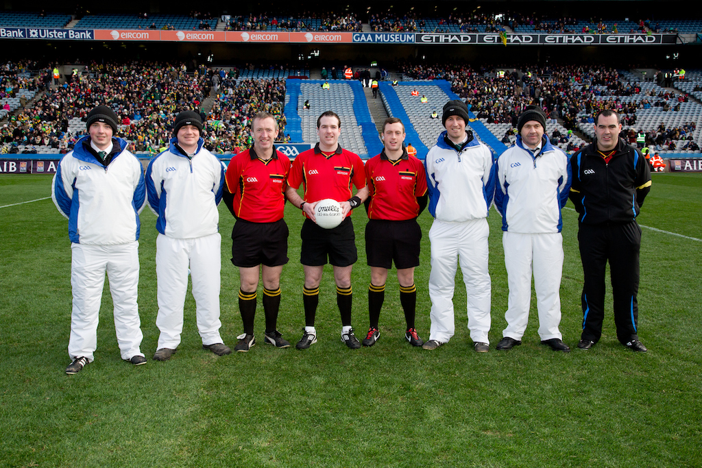 Monaghan Referees Officiate at the AIB GAA Football All-Ireland Junior Club Championship Final – Fuerty v Two Mile House.