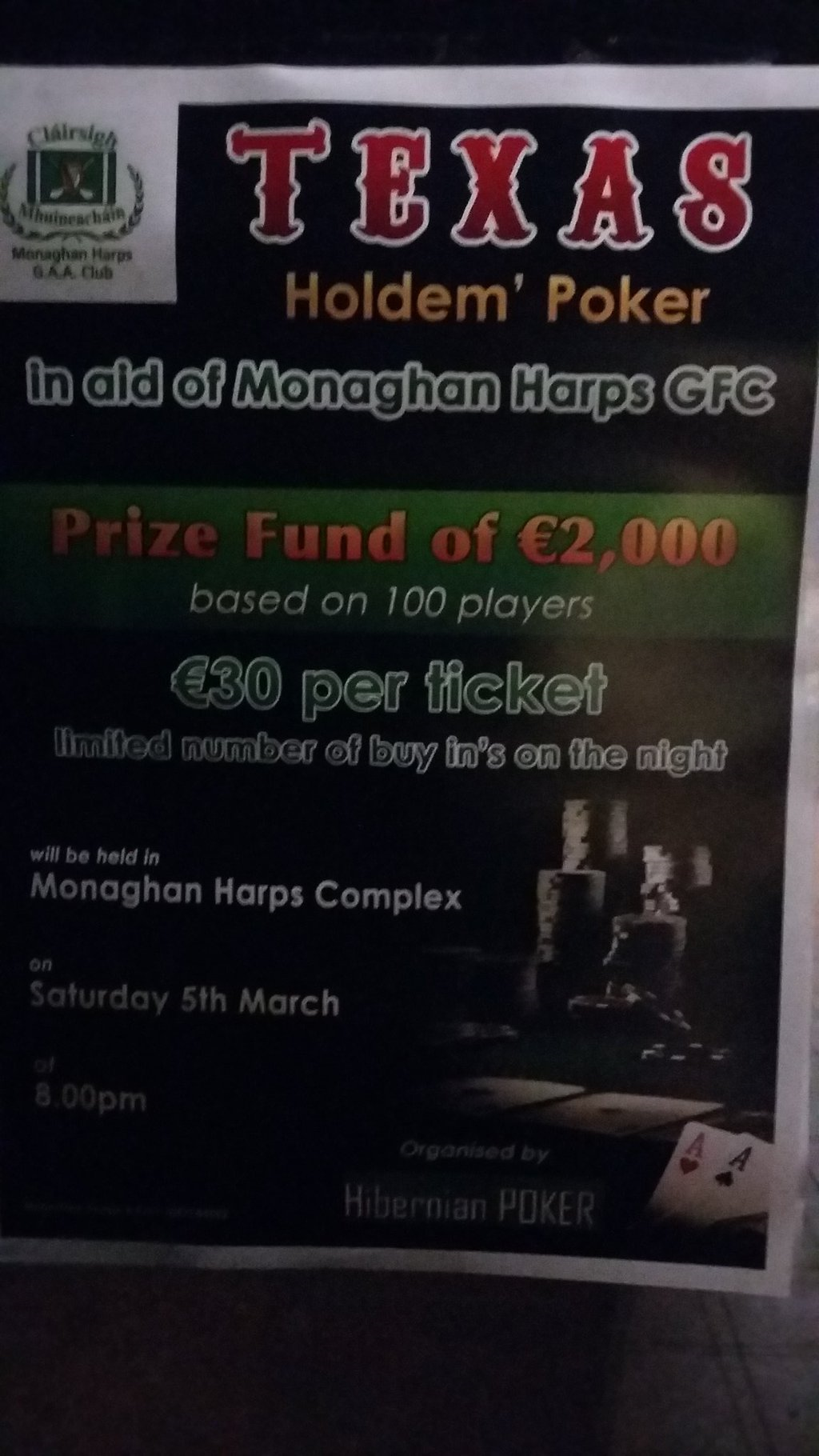 Monaghan Harps notes