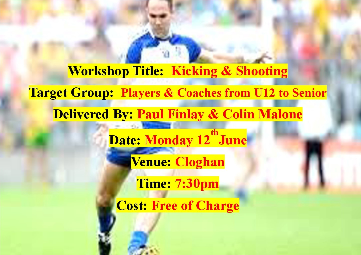 Upcoming Coaching Workshops